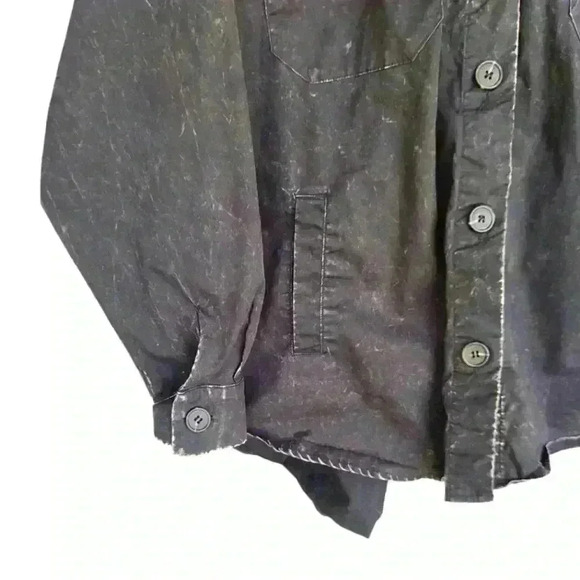 NWOT Zenana Premium Cotton Vintage Washed Shacket - Picture 4 of 7